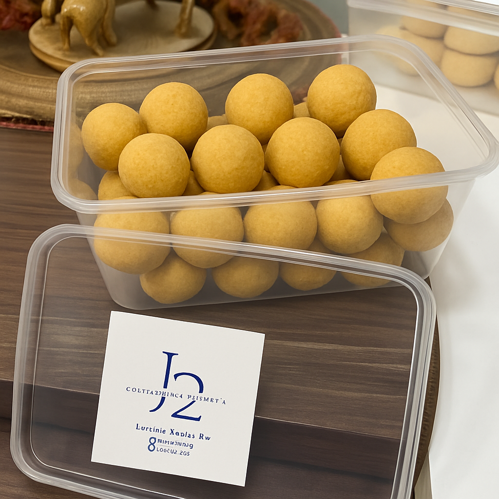 Gold Namkeen -  J2's Besan Ladoos